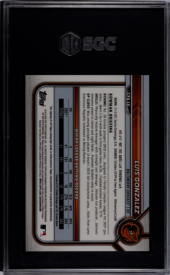2022 Topps - Bowman Chrome Prospects - Autographed - Blue Refractor - Luis Gonzalez - SGC9.5 - 066/150 - #CPA-LG - Baseball - Orioles - drop