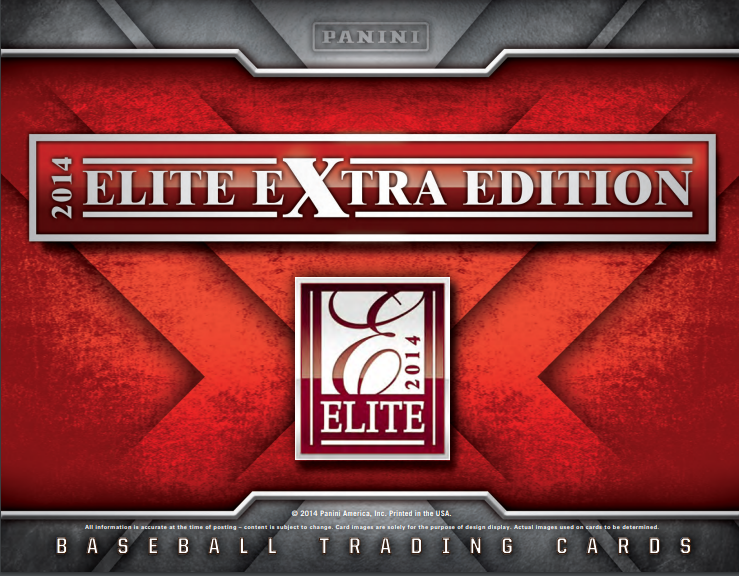 2014 Panini Elite Extra Edition Baseball Hobby Box - Sealed Wax