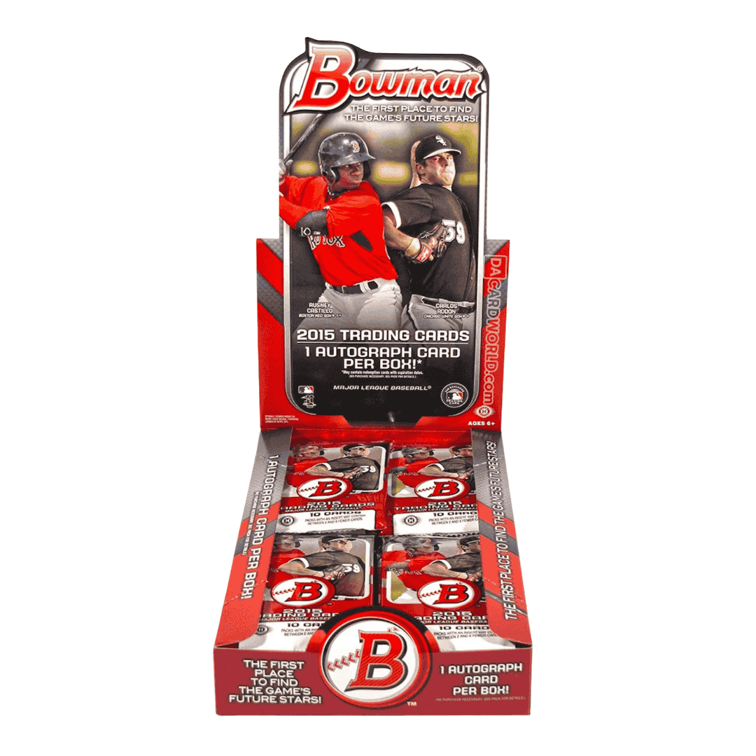 2015 Bowman Baseball Hobby Box - Sealed Wax