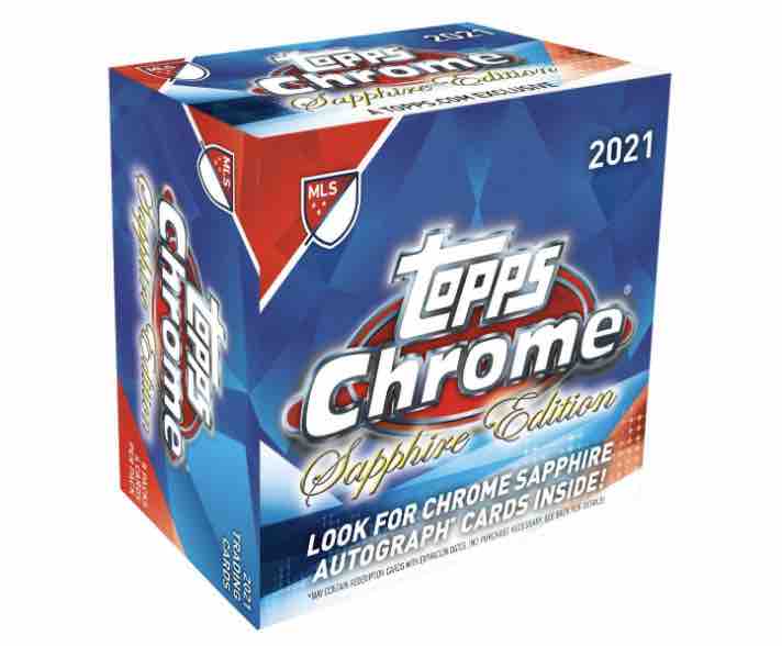 2021 Topps MLS Chrome Soccer Sapphire Edition Box - Sealed Wax