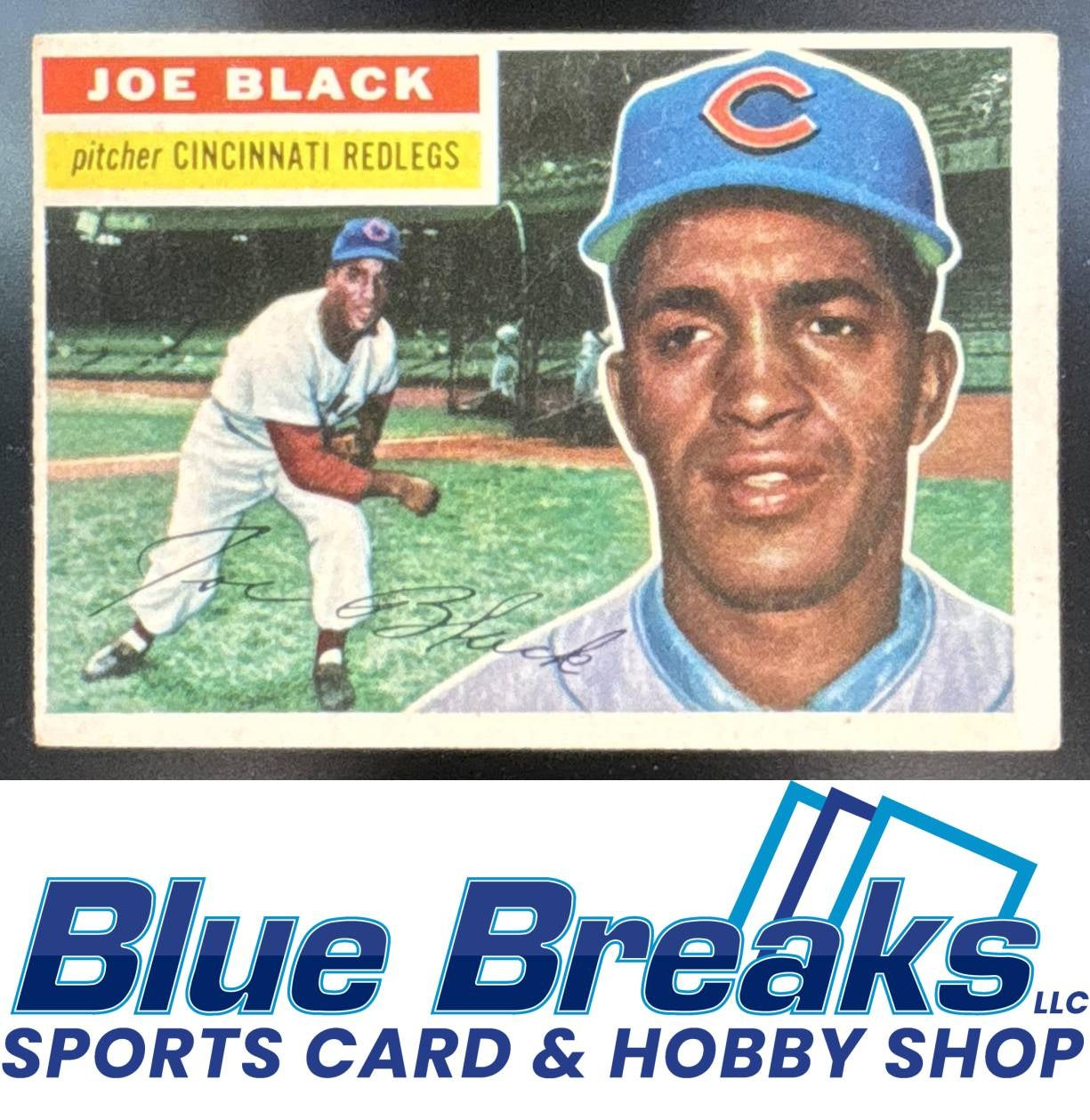 1956 Topps - Joe Black [RC] #178a VAR