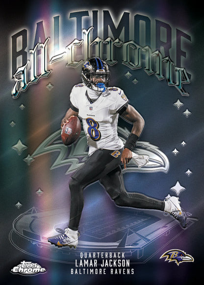 2025 Topps Chrome Football Hanger Box - Sealed Wax