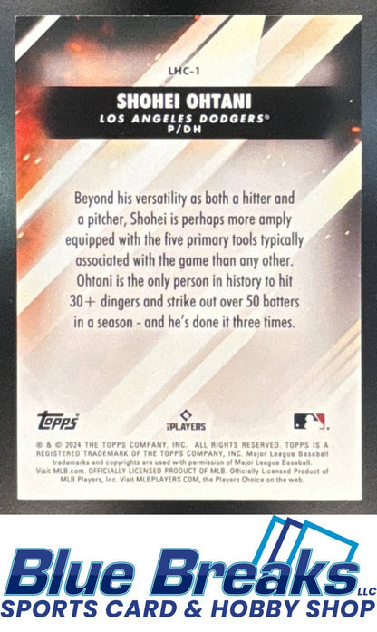 2024 Topps Update Let Him Cook Shohei Ohtani [RC] #LHC-1 Los Angeles Dodgers