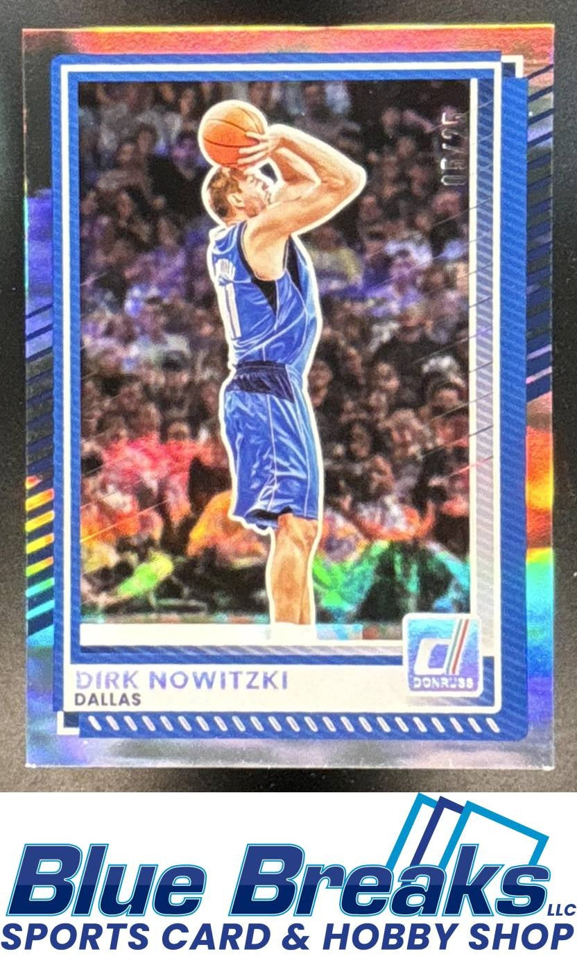 2025-26 Panini Donruss Refractor Dirk Nowitzki 05/25 #154 Basketball Maverick