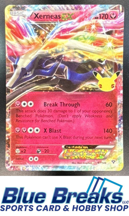 2021 Pokemon Sword & Shield Celebrations Classic Collection Xerneas #97/146