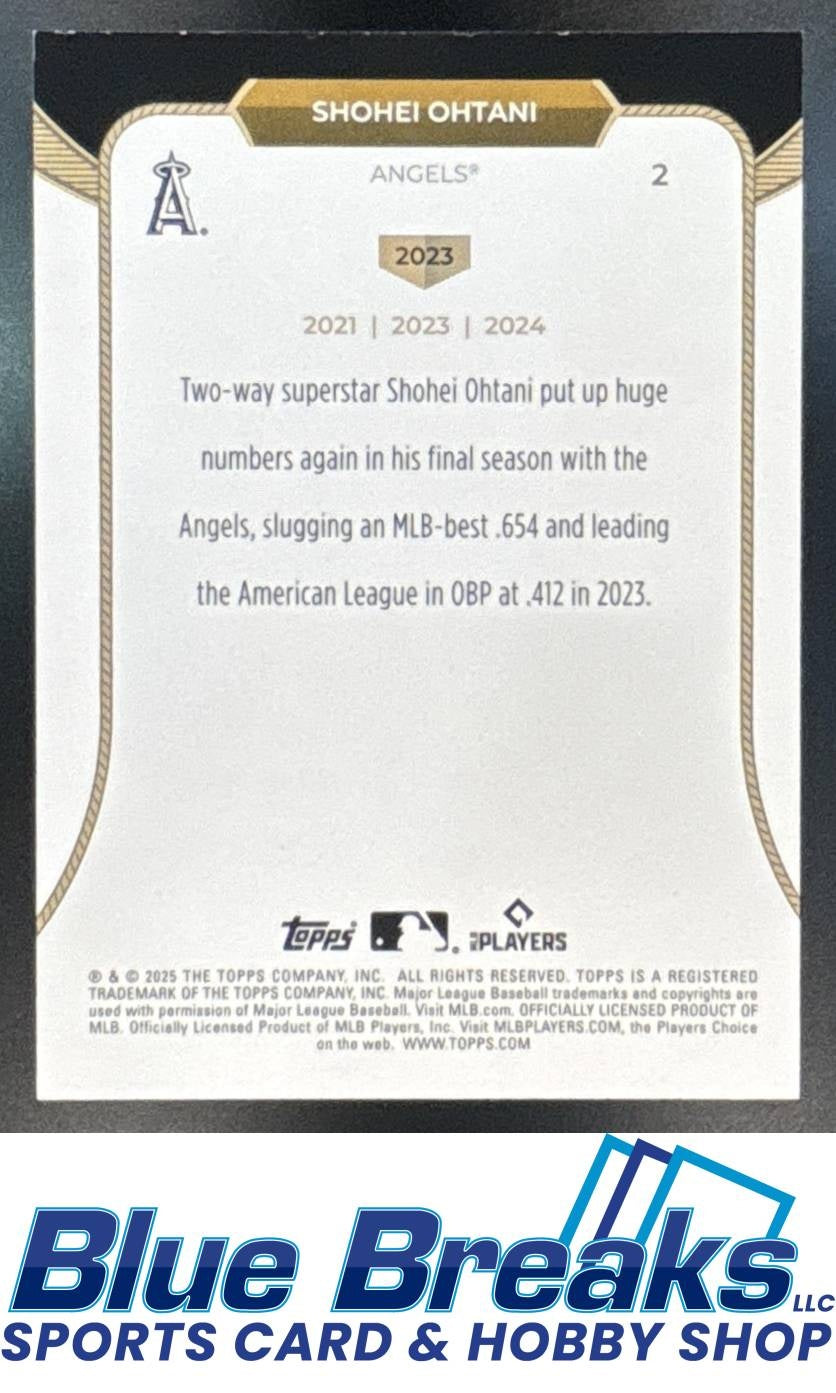 2025 Topps Welcome to the Club: 3-X MVP Shohei Ohtani 2023 #2