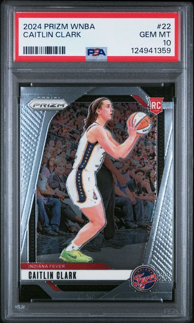 2024 Panini - Prizm WNBA - Caitlin Clark -RC - #22 - PSA 10 - basketball - Fever