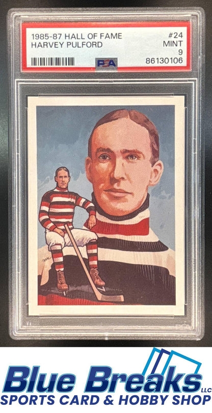 1985-87 Hall of Fame Harvey Pulford #24 PSA 9 Ottawa Hockey Club