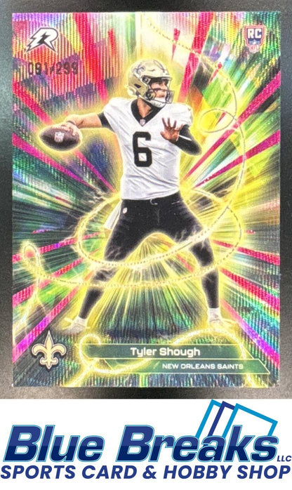 2025 Topps Resurgence Tyler Shough #C-9 Conductors Magenta Surge Refractor 091/299 RC