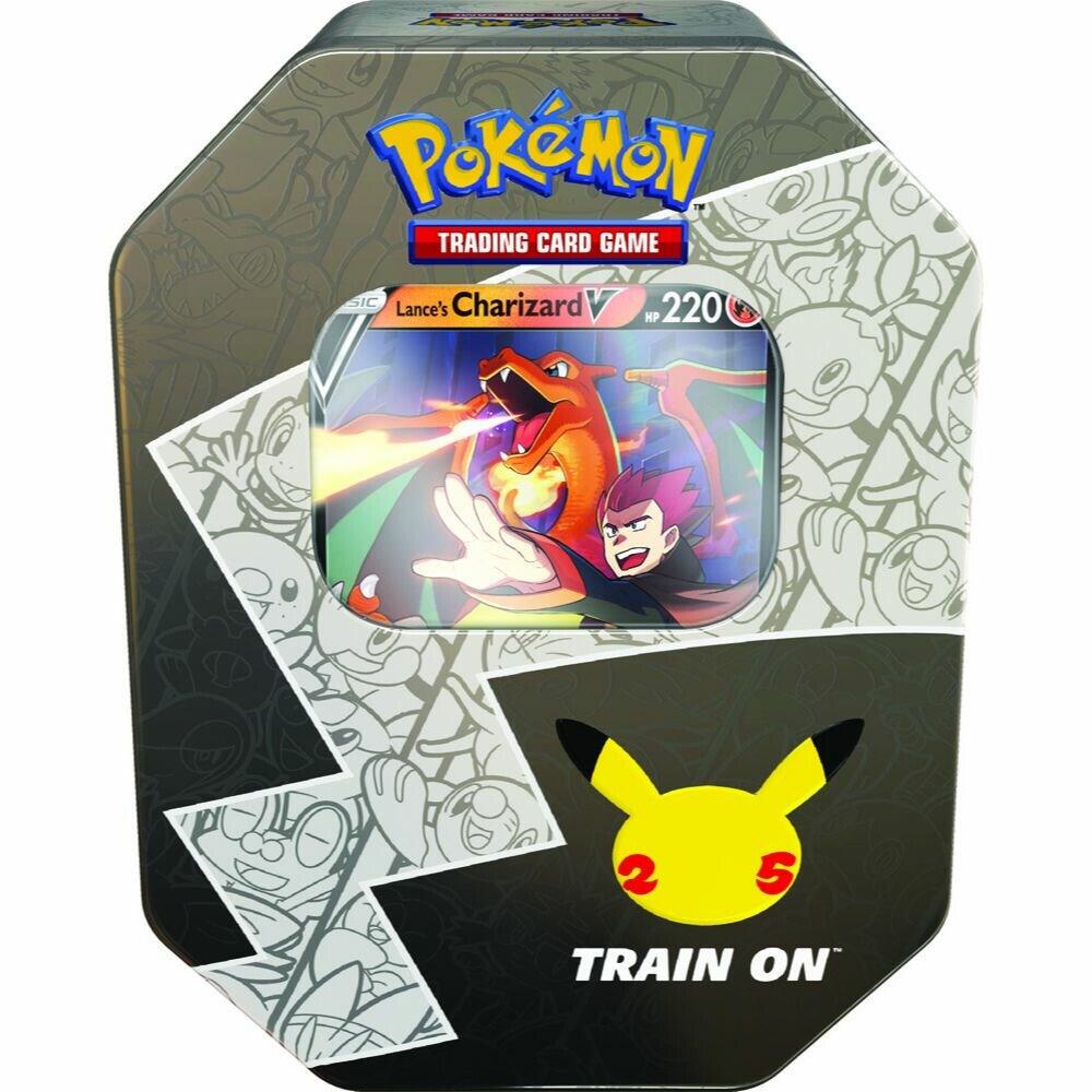 Pokémon - Pokemon Celebrations International Tin [Lance's Charizard V] - Celebrations (CLB) - Sealed Wax