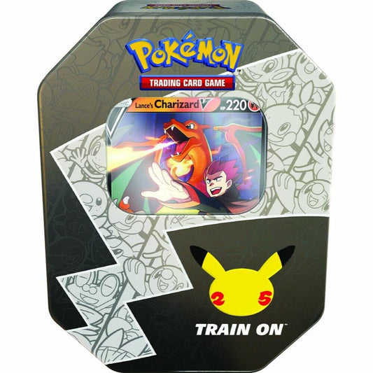 Pokémon - Pokemon Celebrations International Tin [Lance's Charizard V] - Celebrations (CLB) - Sealed Wax