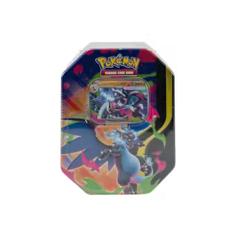 Pokémon - Mega Charizard Tin (Mega Charizard Y) (Mega Charizard X) - Miscellaneous Cards & Products (MCAP) - Sealed Wax