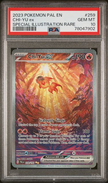2023 Pokémon - Paldea Evolved - Special Illustration Rare - Chi-Yu ex - #259 - PSA 10