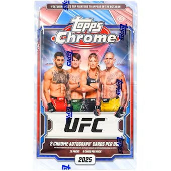 2025 Topps Chrome UFC Hobby Box - Sealed Wax