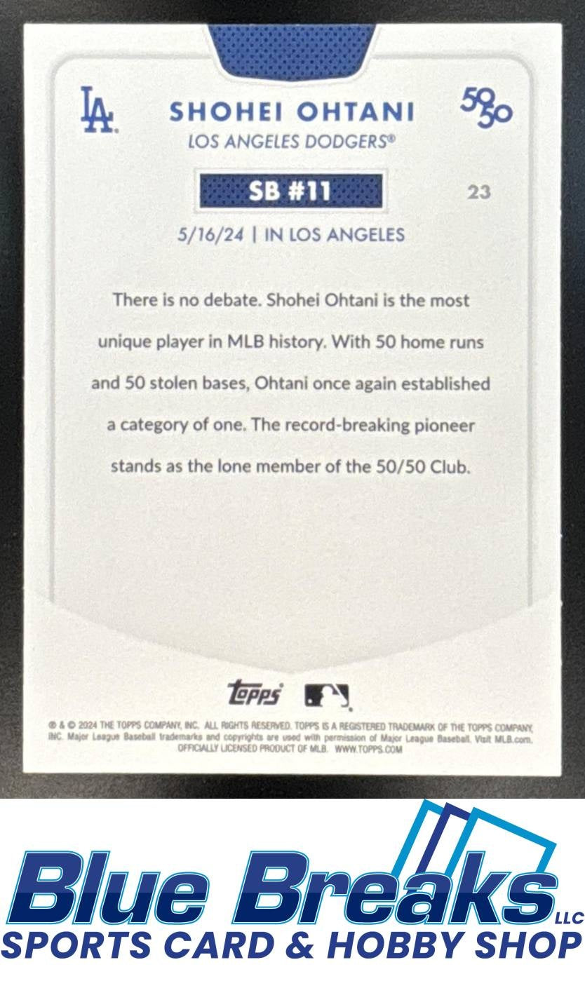2024 Topps 50/50: Shohei Ohtani [RC] #23 Los Angeles Dodgers