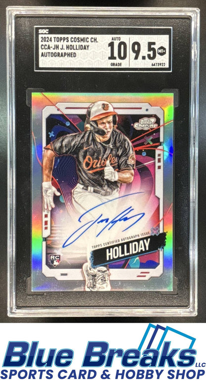 2024 Topps Cosmic Chrome Auto Jackson Holliday RC #CCA-JH SGC 9.5 Orioles