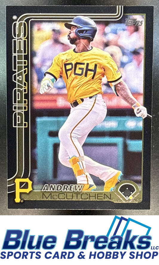 2025 Topps Black Andrew McCutchen 62/74 #42 Pittsburgh Pirates