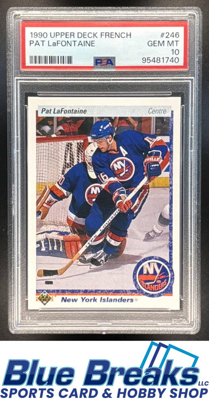 1990-91 Upper Deck Pat LaFontaine [RC] #246 PSA 10 New York Islanders
