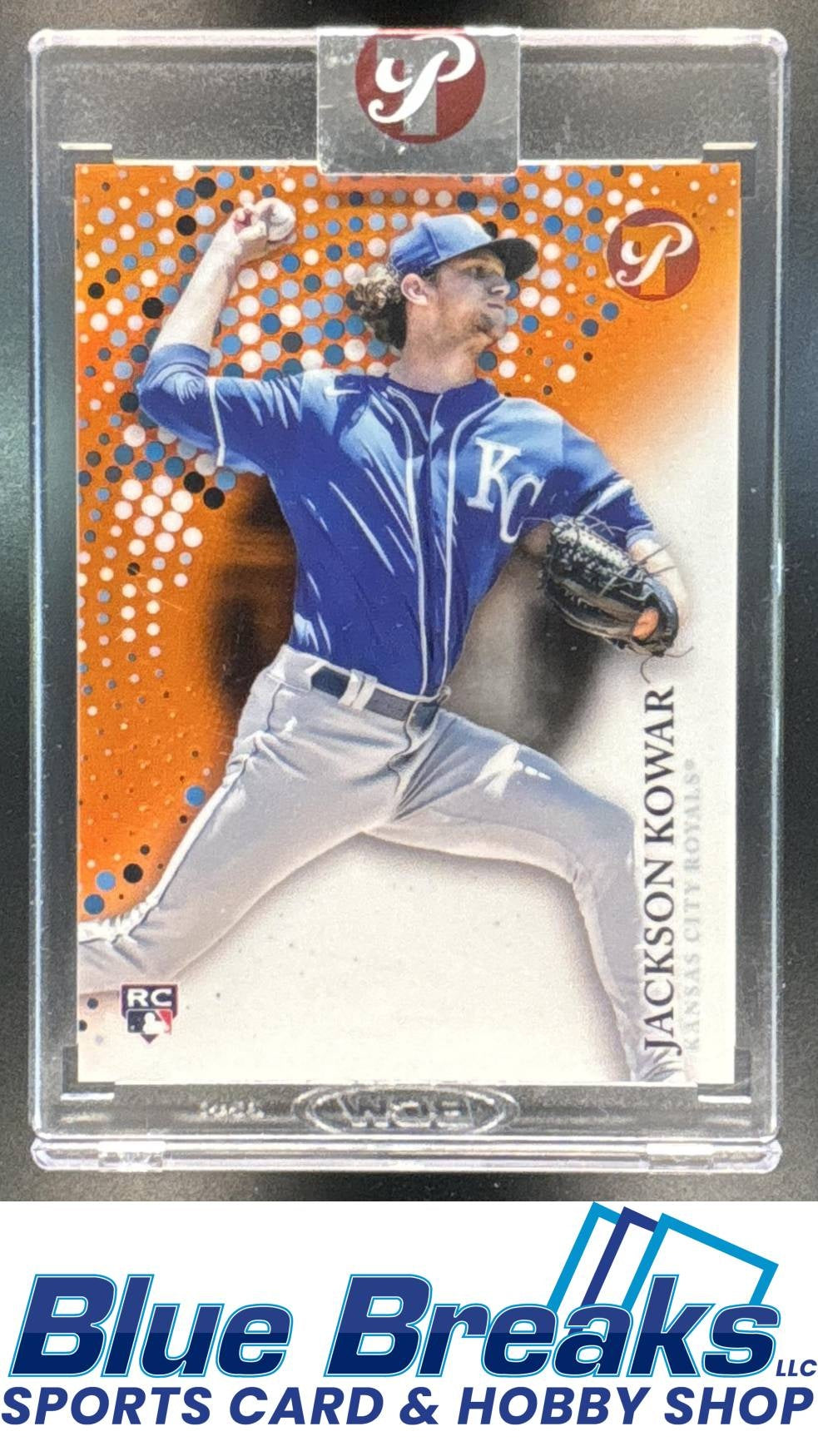 2022 Topps Pristine Jackson Kowar #211 Orange Refractor 01/25 RC
