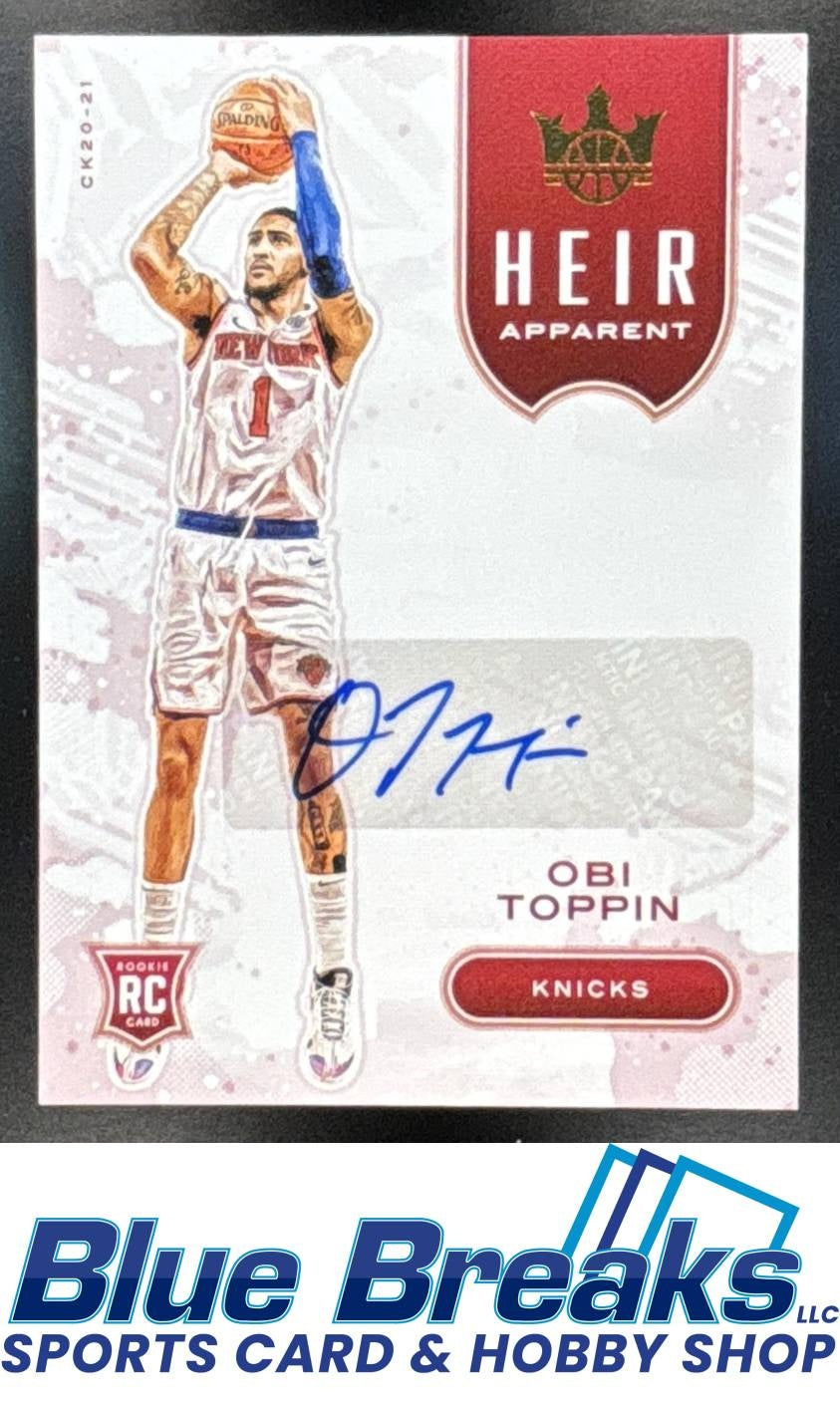 2020 Panini Court Kings Obi Toppin #HA-OBI Heir Apparent 20/99 RC Auto