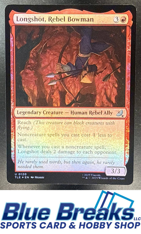 2025 Magic: The Gathering Avatar: Last Airbender Eternal Longshot, Rebel Bowman #0120 Uncommon Foil