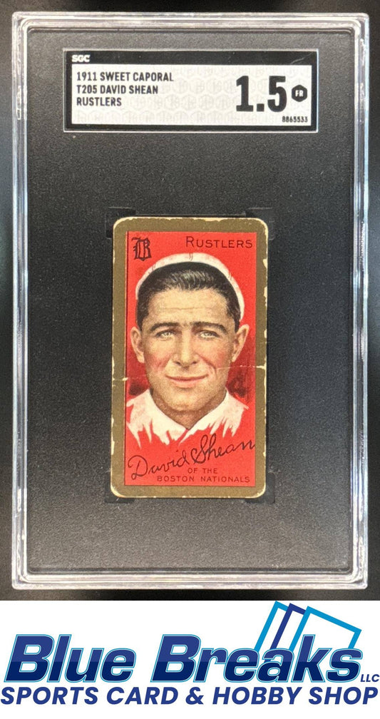 1911 American Tobacco Company T205 Gold Border David Shean #NNO SGC 1.5