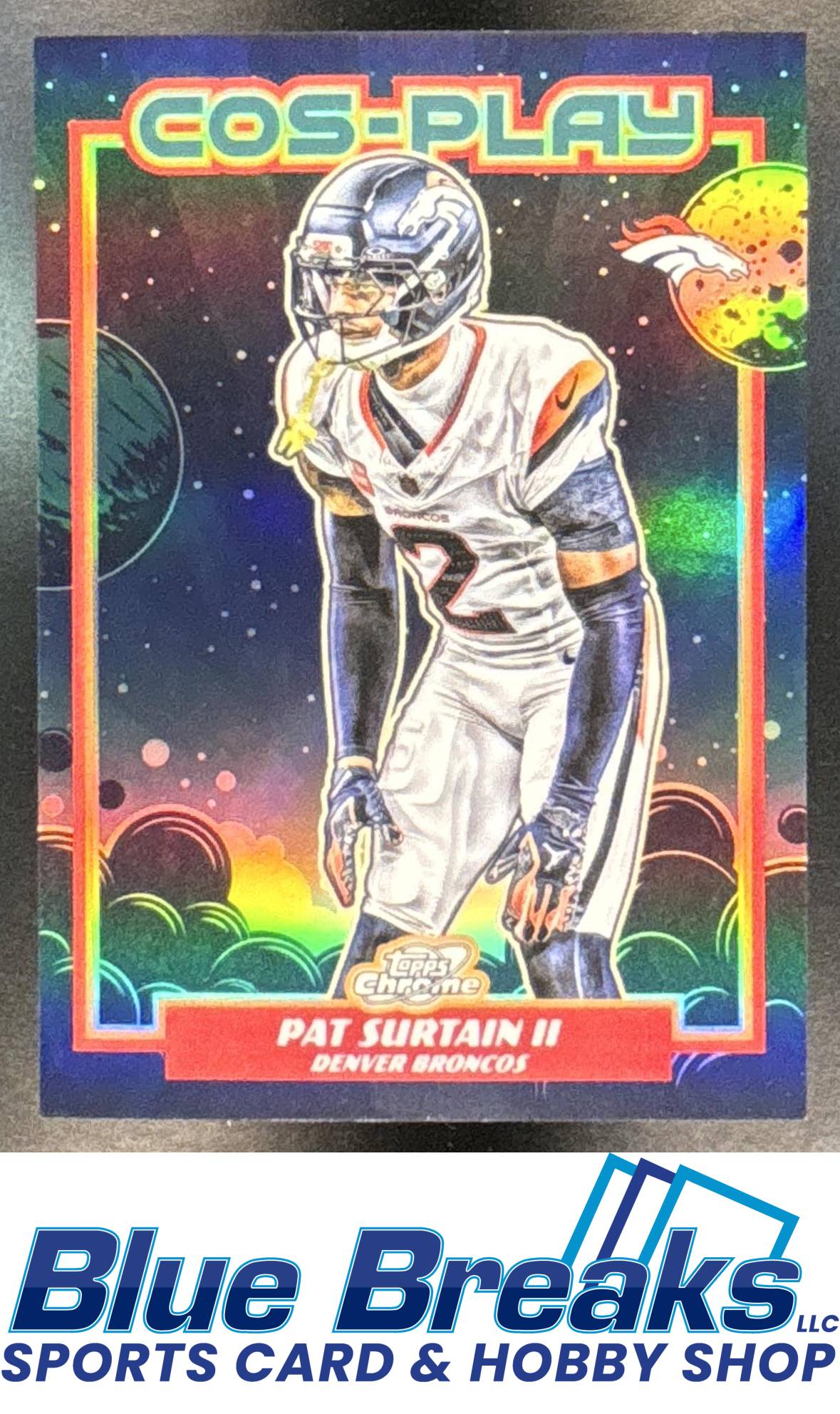 2025 Topps Cosmic Chrome Cos-Play Pat Surtain II #CP-25 SP Denver Broncos