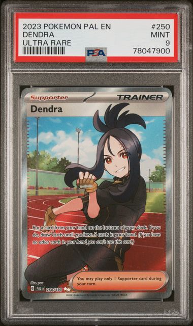 2023 Pokémon - Paldea Evolved - Ultra Rare - Dendra - #250 - PSA 9