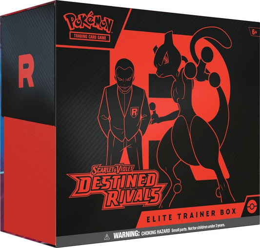 Pokémon Destined Rivals Elite Trainer Box - SV10: Destined Rivals (DRI) - Sealed Wax
