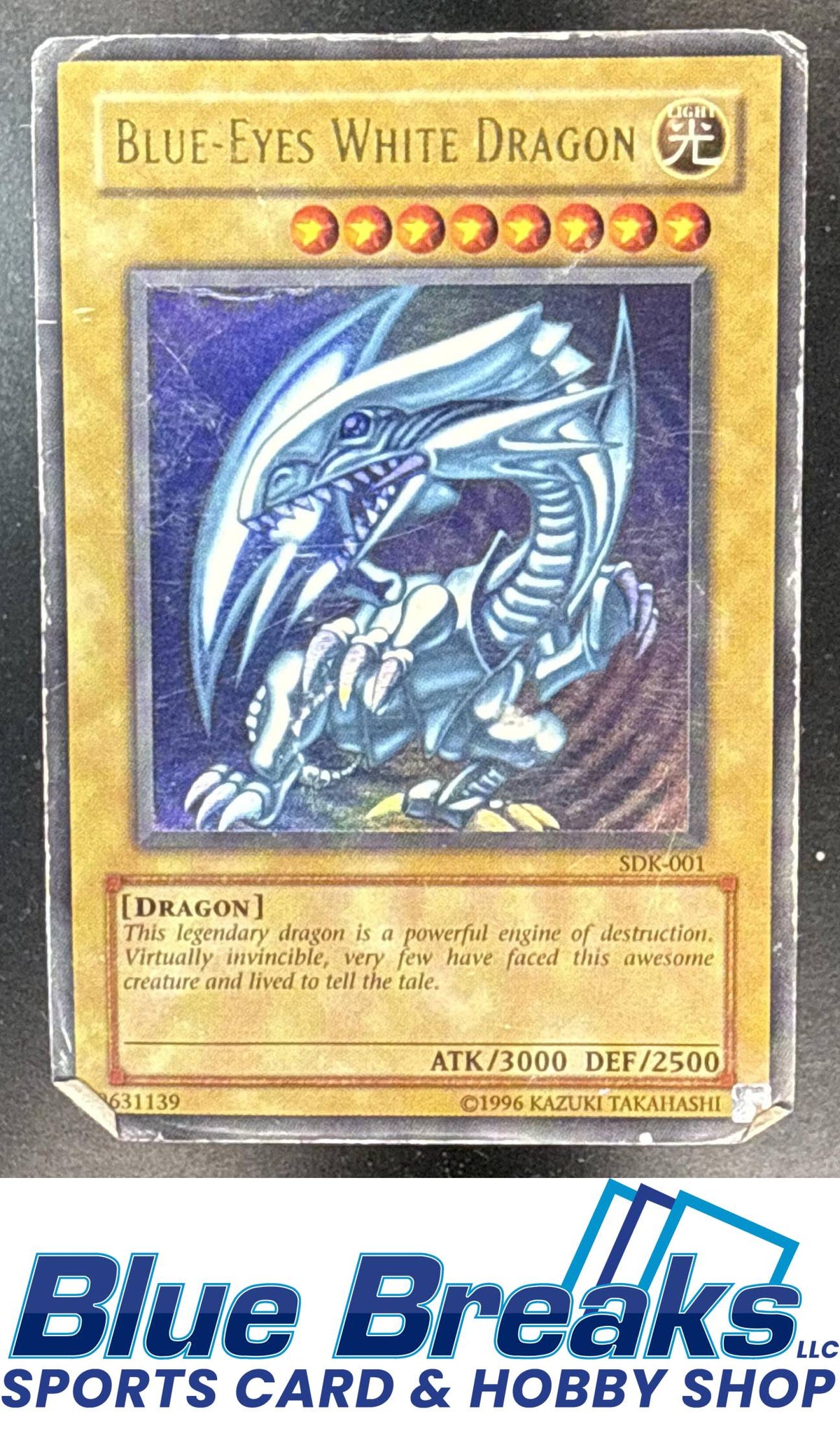 2002 Yu-Gi-Oh! Starter Deck: Kaiba Blue-Eyes White Dragon #SDK-001