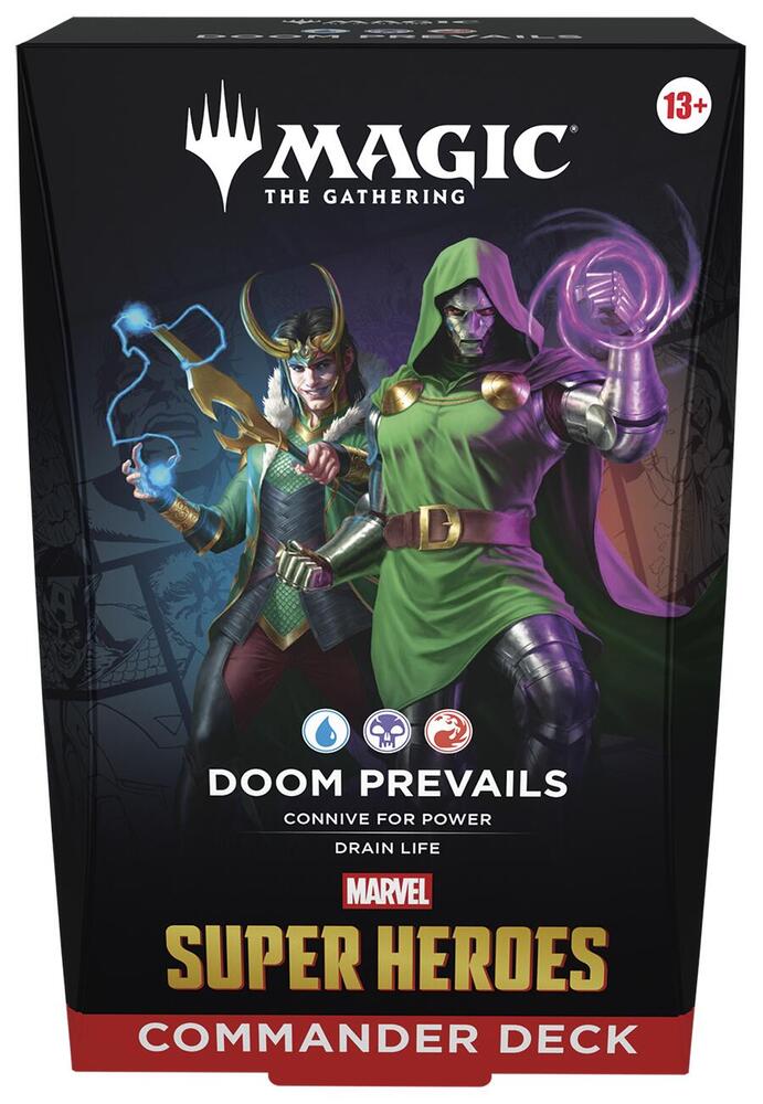 Magic the Gathering [MTG] - Marvel Super Heroes Commander Deck - Doom Prevails - Commander: Marvel Super Heroes (MSC) - Sealed Wax