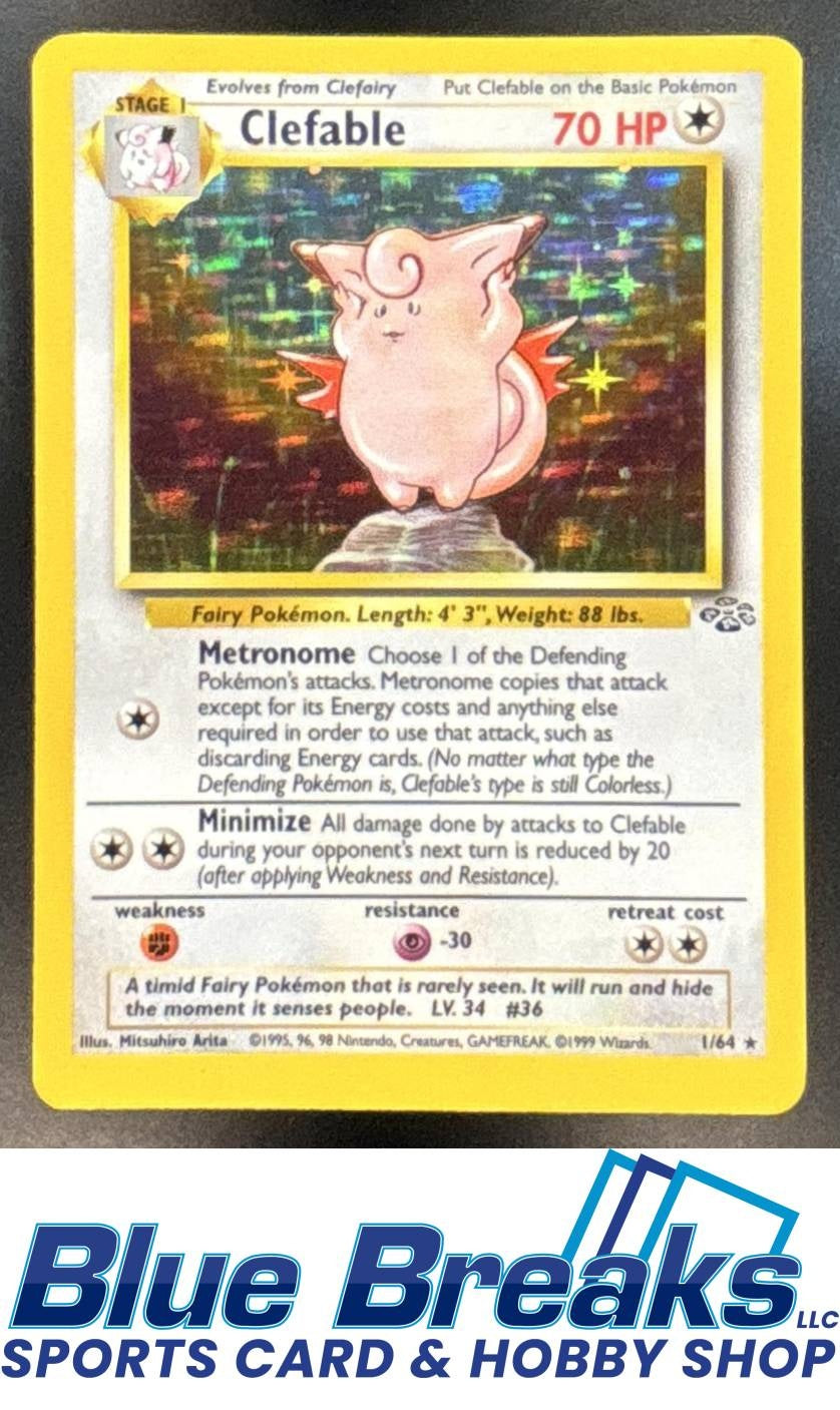 1999 Pokemon Jungle Promos Clefable #1/64