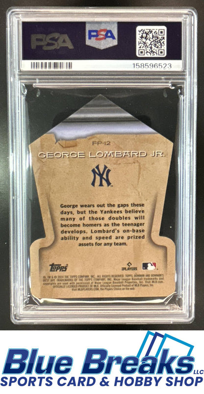 2024 Bowman's Best George Lombard Jr. #FP-12 Fabled Phenoms PSA 9 New York Yankees
