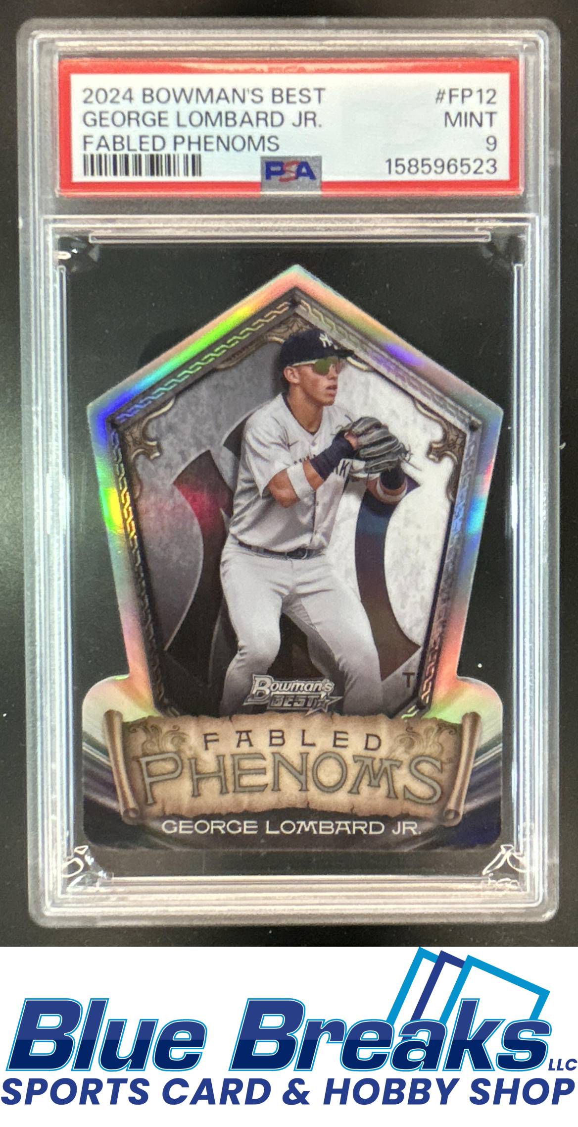 2024 Bowman's Best George Lombard Jr. #FP-12 Fabled Phenoms PSA 9 New York Yankees