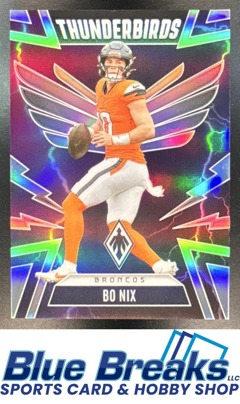 2025 Panini Phoenix Thunderbirds Bo Nix [RC] #15 Denver Broncos