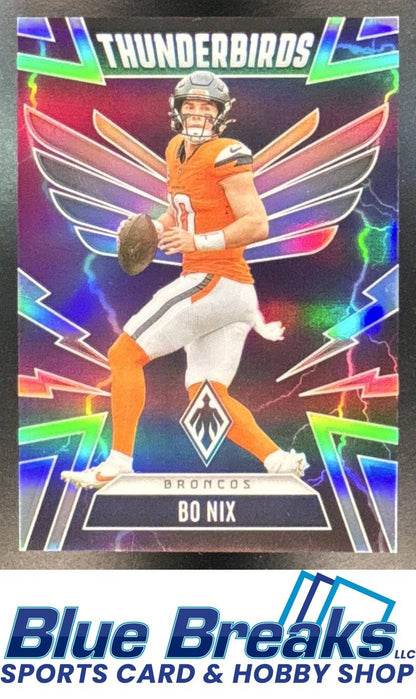 2025 Panini Phoenix Thunderbirds Bo Nix [RC] #15 Denver Broncos