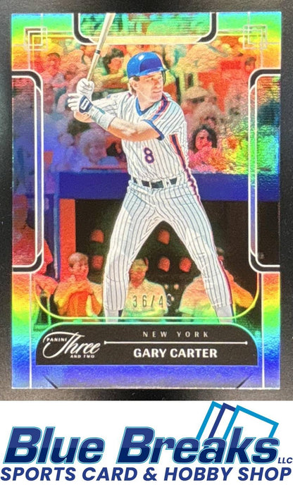 2024 Panini Three and Two Holo Silver Gary Carter 36/49 [RC] #58 New York Mets