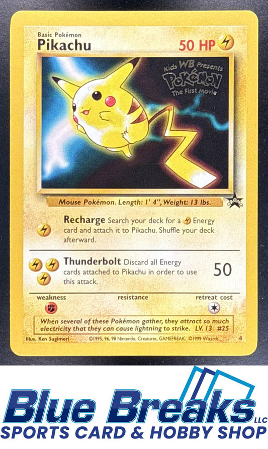 1999 Pokemon Wizards Black Star Promos Pikachu #4 a