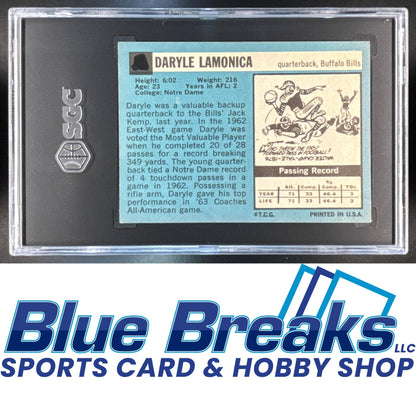 1964 Topps Daryle Lamonica [RC] #31 RC SGC 1 Bills