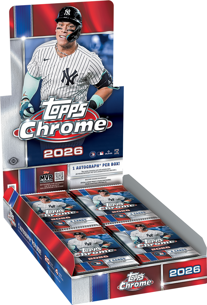 2026 Topps Chrome Baseball Hobby Box - Sealed Wax