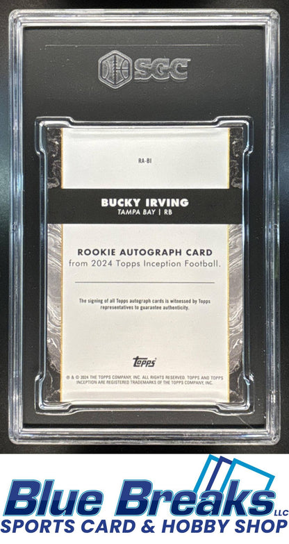 2024 Topps Inception Rookie Auto Bucky Irving RC #RA-BI SGC8.5 Buccaneers