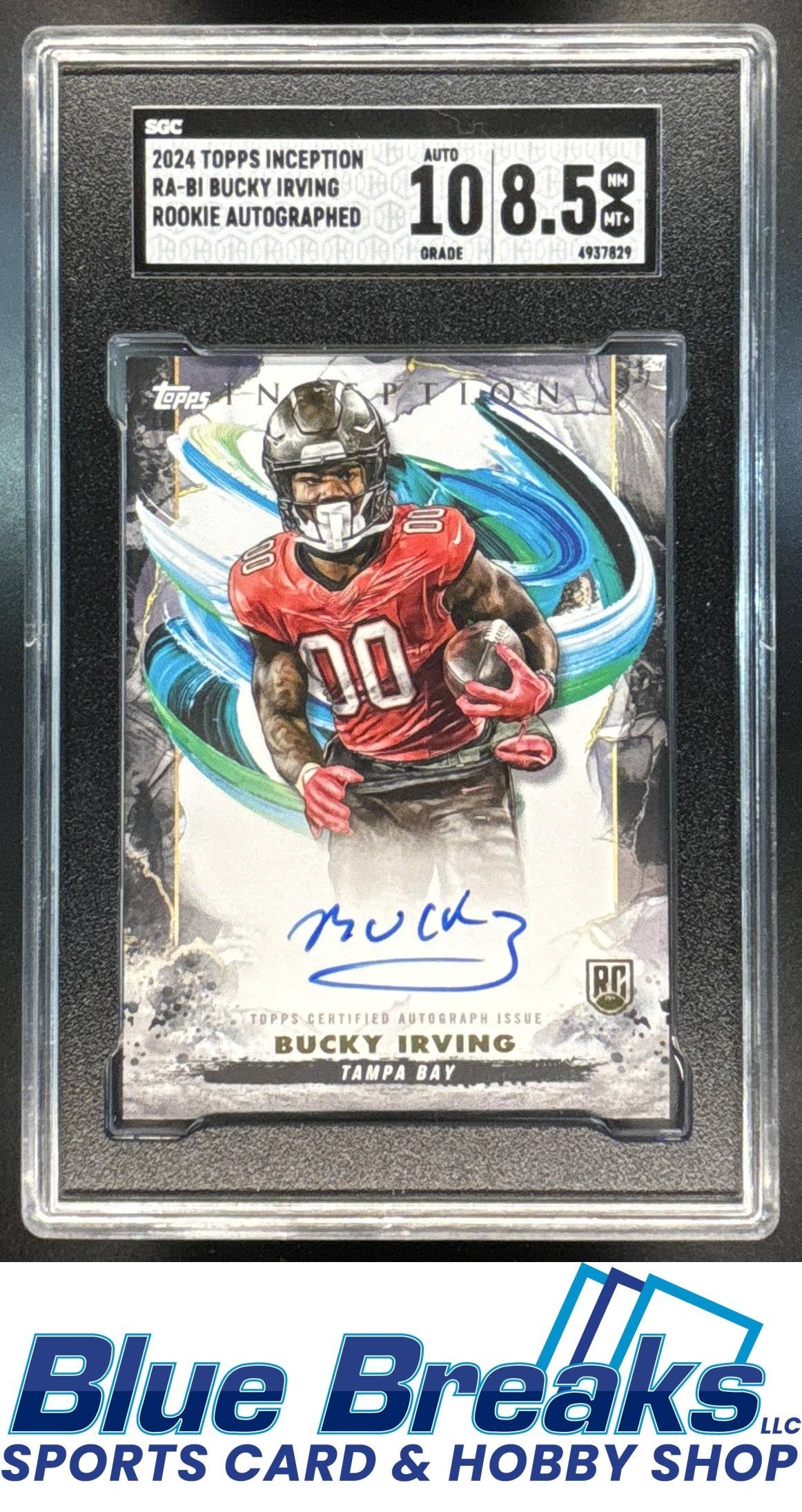 2024 Topps Inception Rookie Auto Bucky Irving RC #RA-BI SGC8.5 Buccaneers