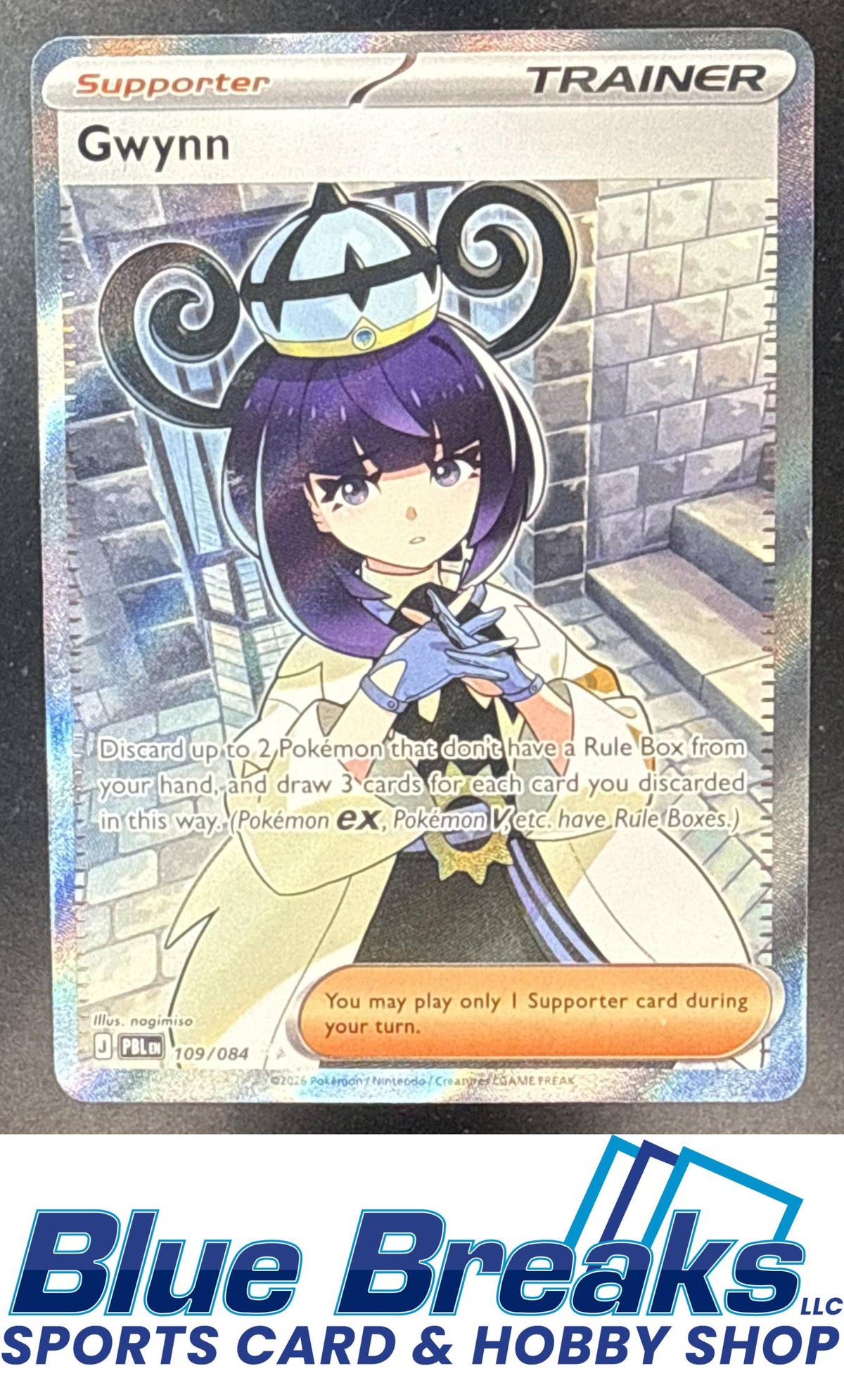 2026 Pokemon Pitch Black Ultra Rare Gwynn #109/084