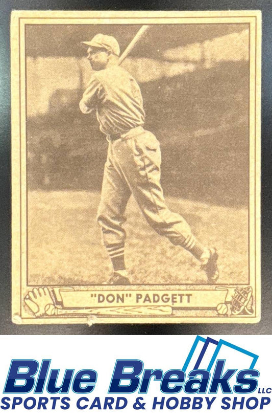 1940 Play Ball Don Padgett [RC] #109 a Cardinals
