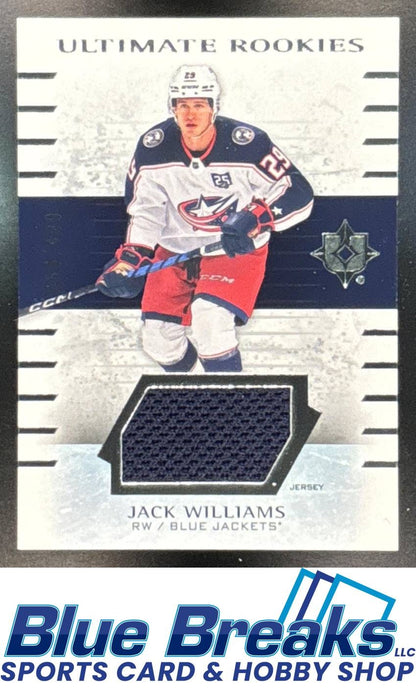 2025 Upper Deck Ultimate Collection Jack Williams #144 Rookies Jersey 356/499 Relic RC