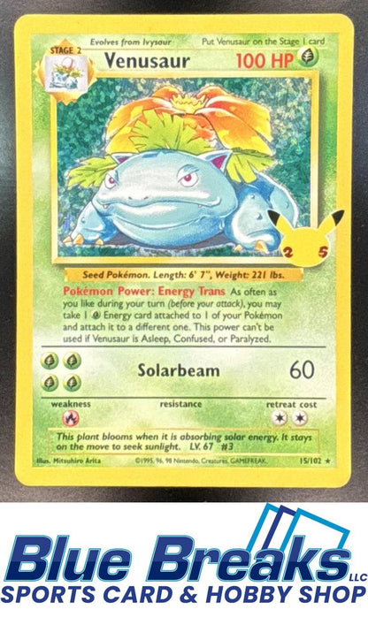 2021 Pokemon Sword & Shield Celebrations Classic Collection Venusaur #15/102 b