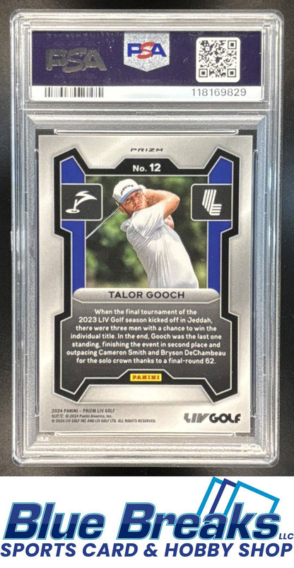 2024 Panini Prizm LIV Silver Talor Gooch RC #12 PSA 9 Smash GC