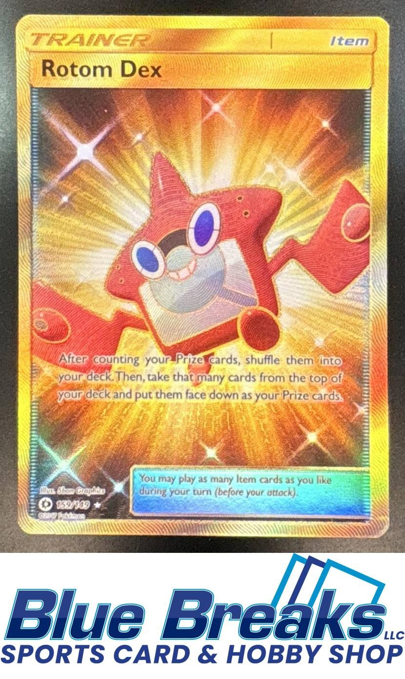 2017 Pokemon Sun and Moon Special Illustration Rotom Dex #159/149