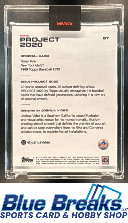 2020 Topps Project Nolan Ryan #87 New York Mets
