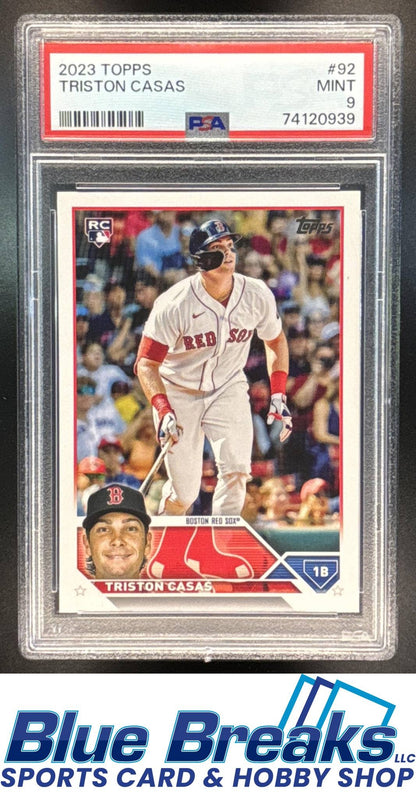 2023 Topps Triston Casas RC #92 PSA 9 Boston Red Sox